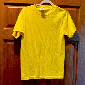 Sunflower yellow Fruit of the Loom tee - S